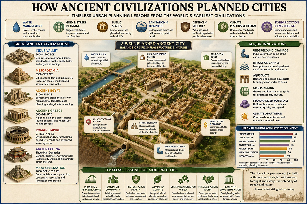 Integrating City Planning and Environme〜 How Ancient Civilizations Planned Cities: Urban Planning Lessons