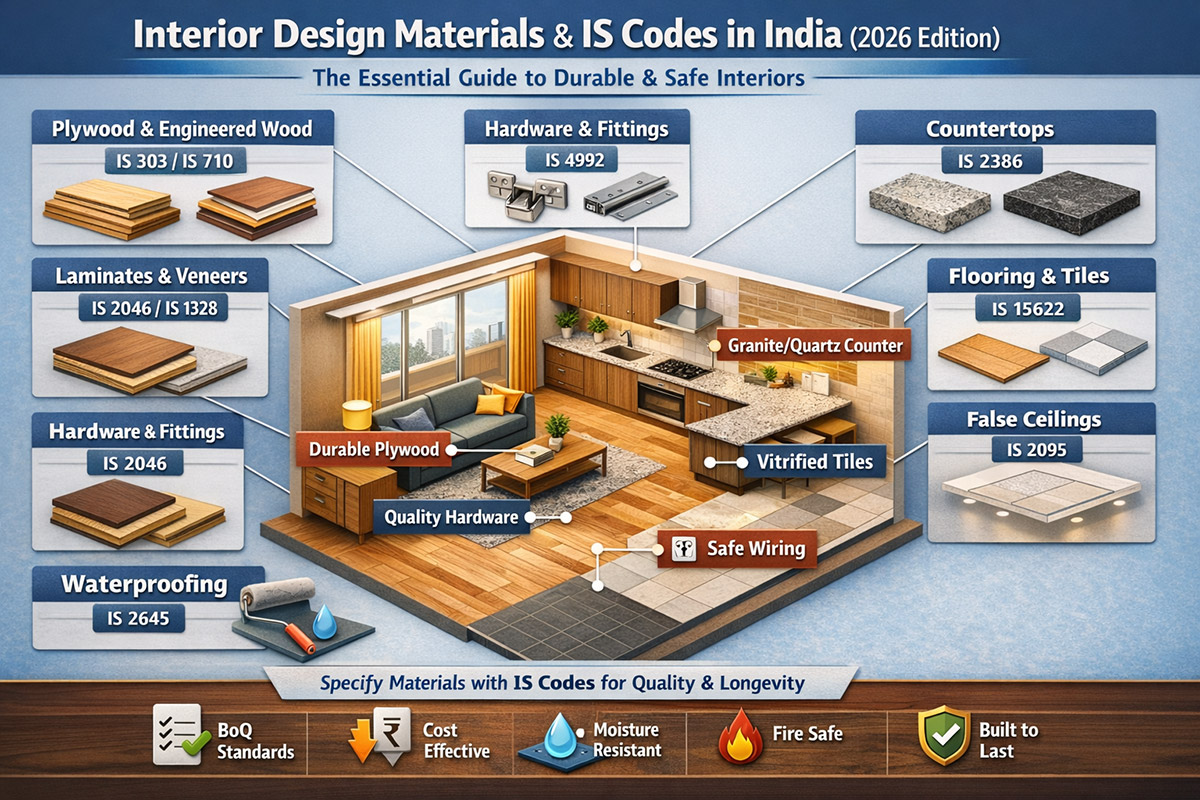 Interior Design Materials in India (2026): Complete IS Code ...