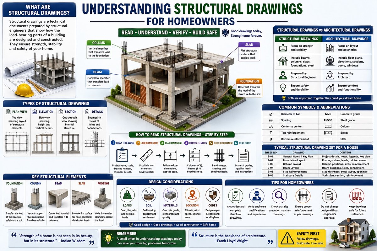Structural Drawings Basic Notes Structural Drawings for Homeowners Explained: A Simple Guide to Reading ...