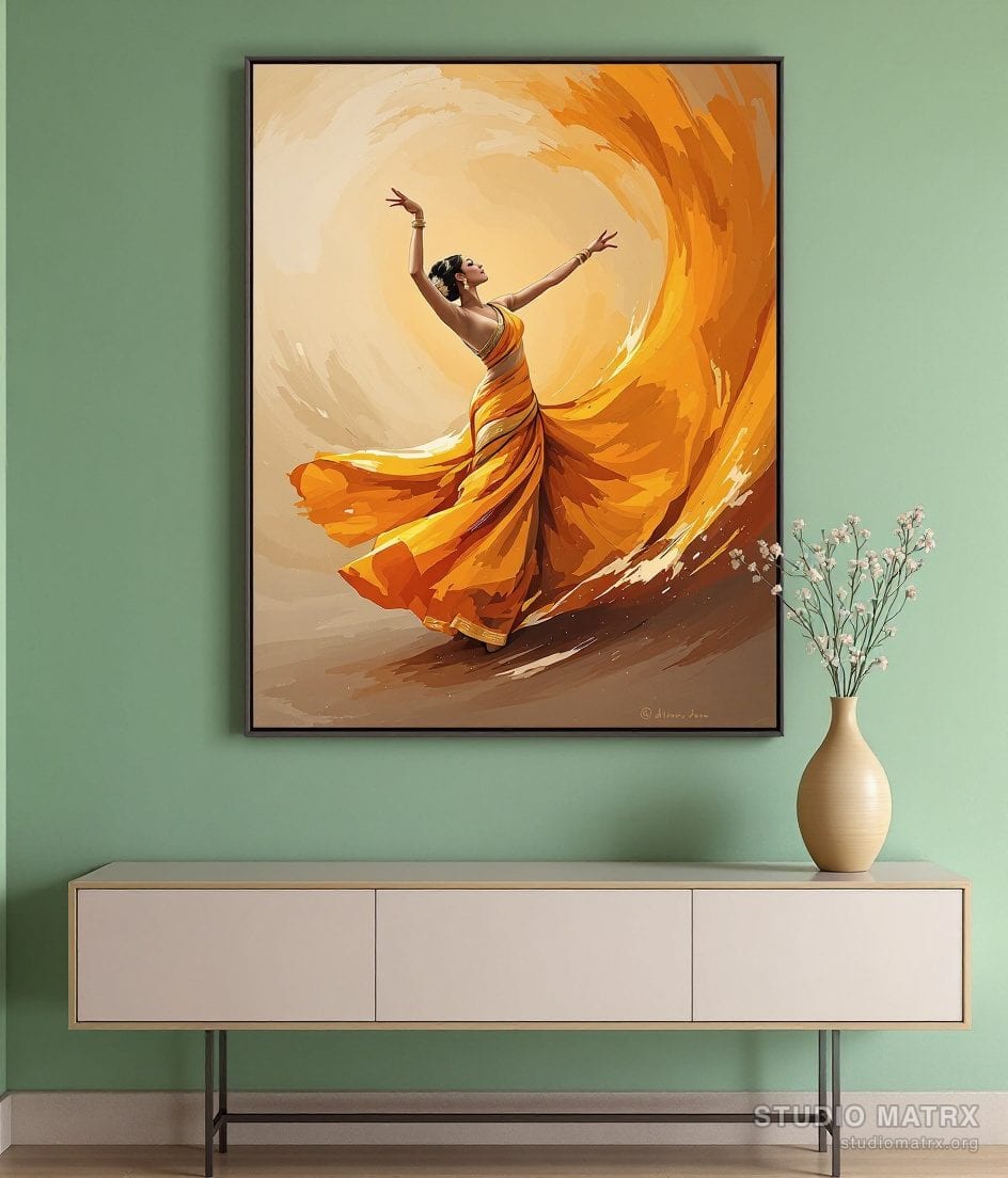 Contemporary Dancer In Motion — Sage Wall