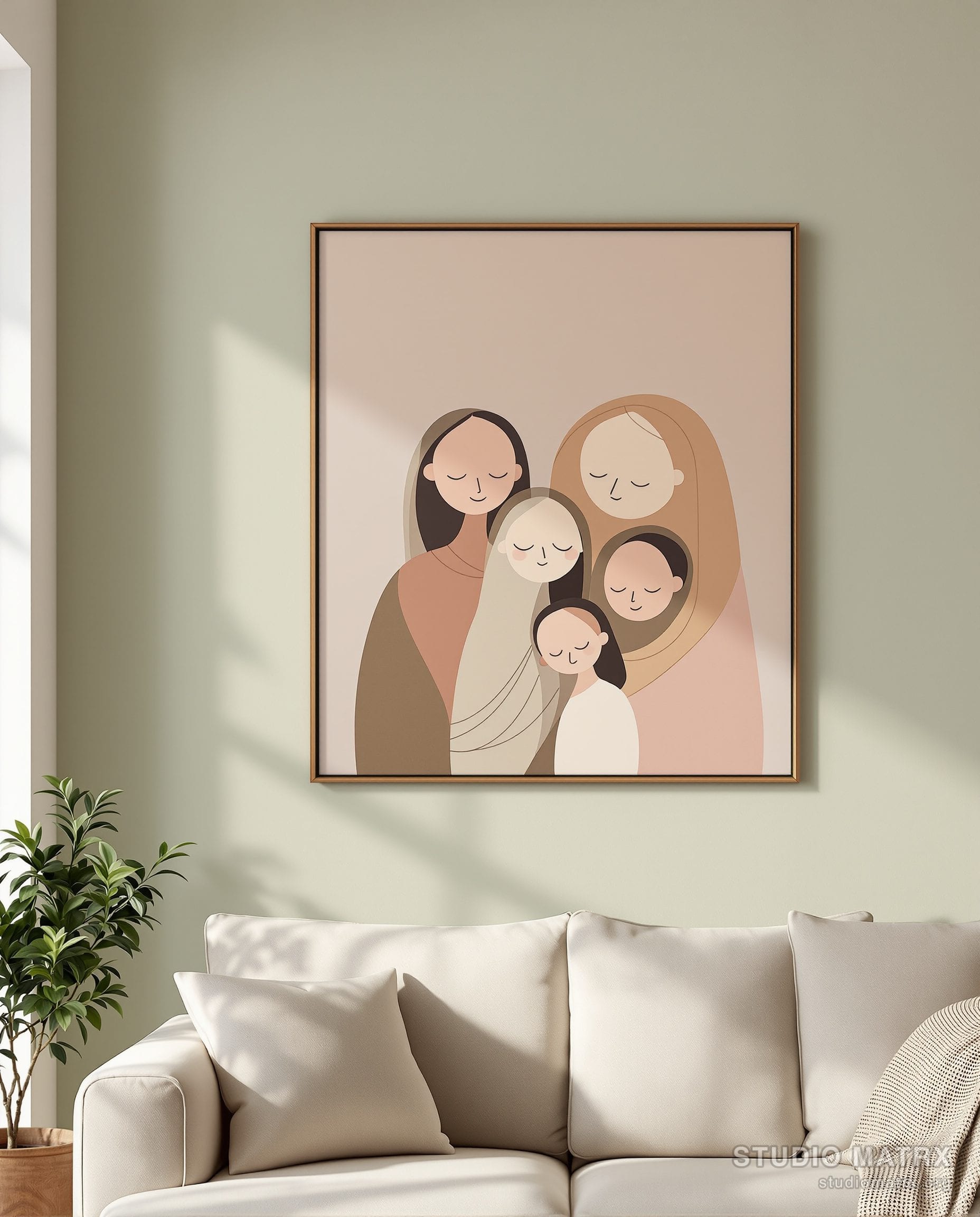 Contemporary Family Figures — Sage Wall