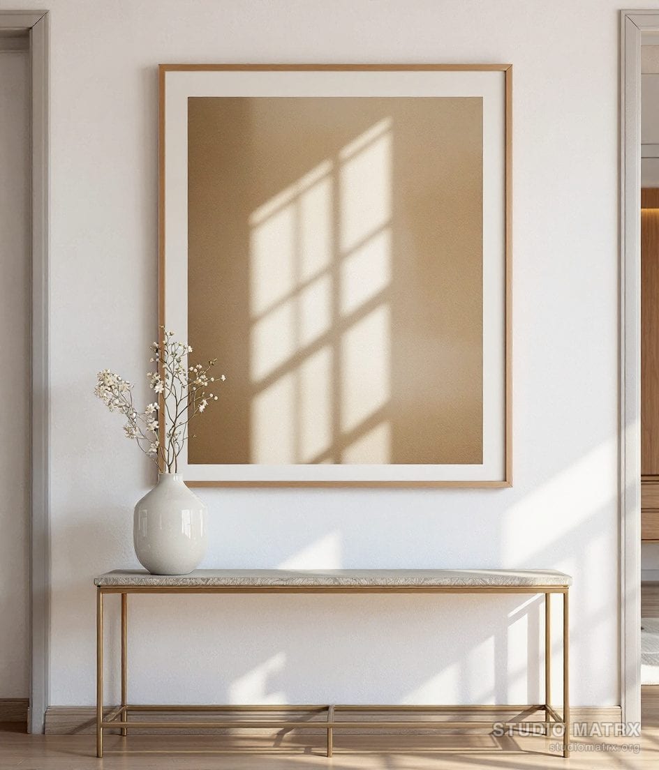 Contemporary Photographic Art — Warm White Wall