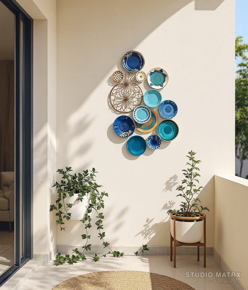 Balcony Outdoor Wall Art — Warm Neutral
