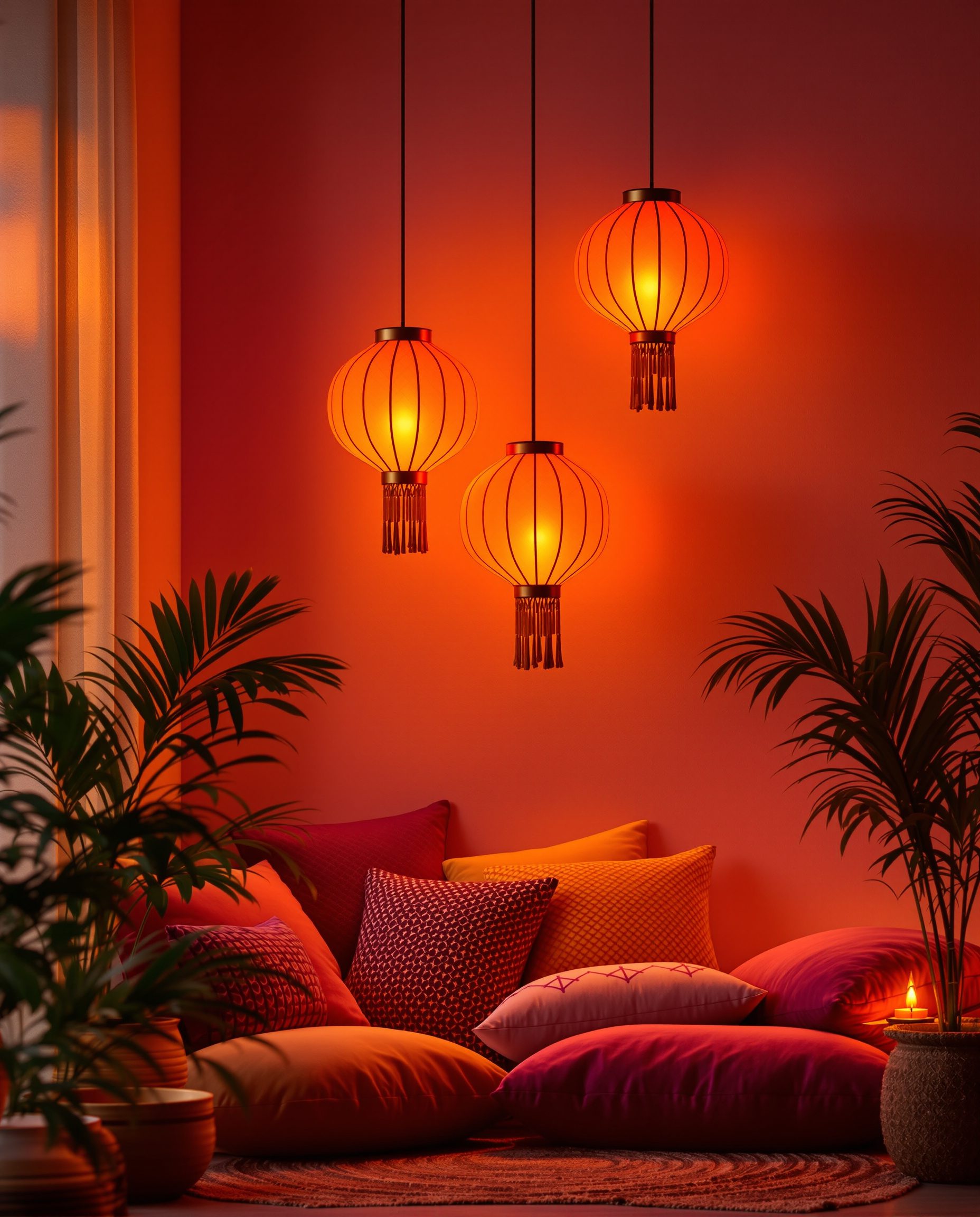 Diwali Paper Lantern Corner