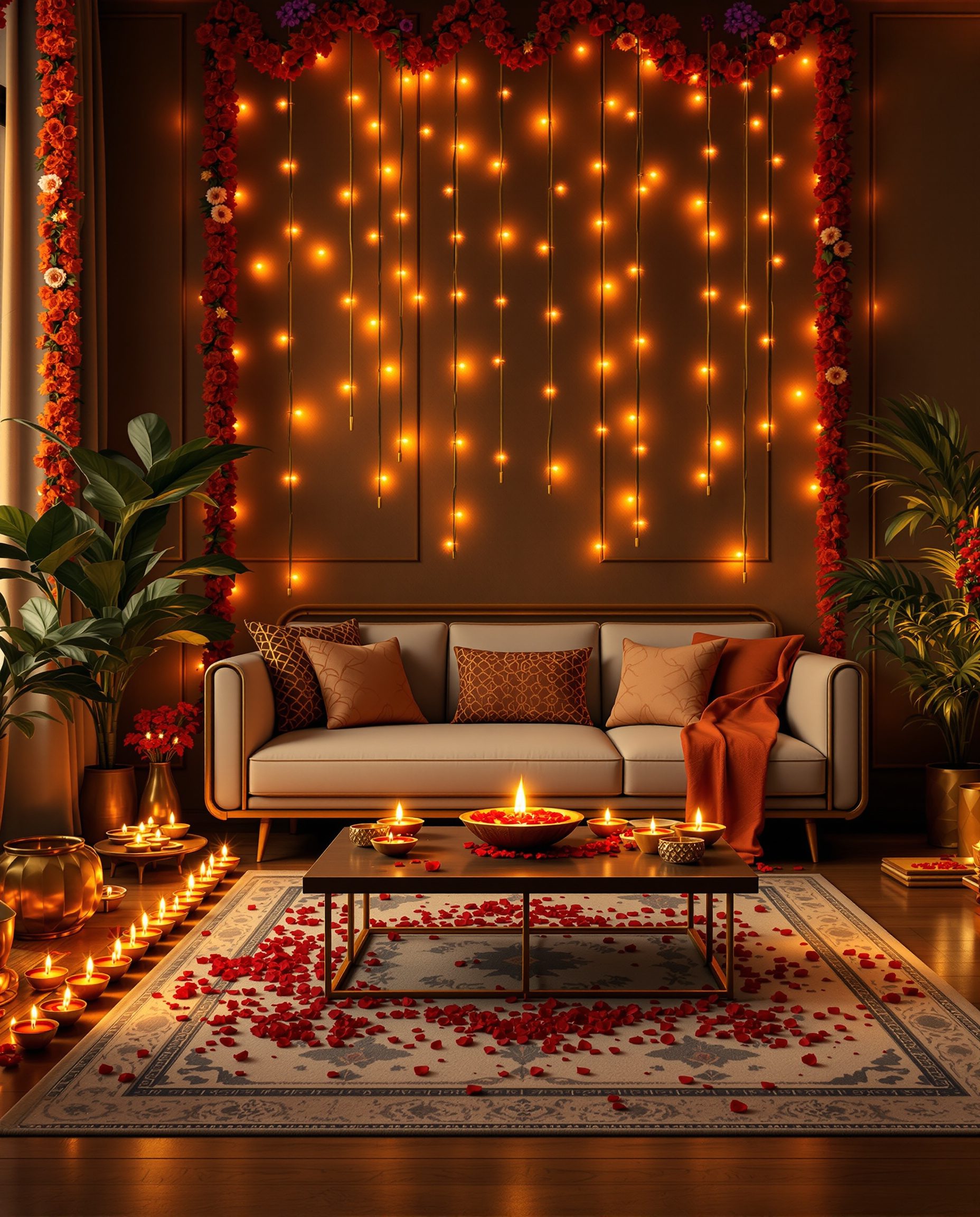 Luxury Diwali Living Room