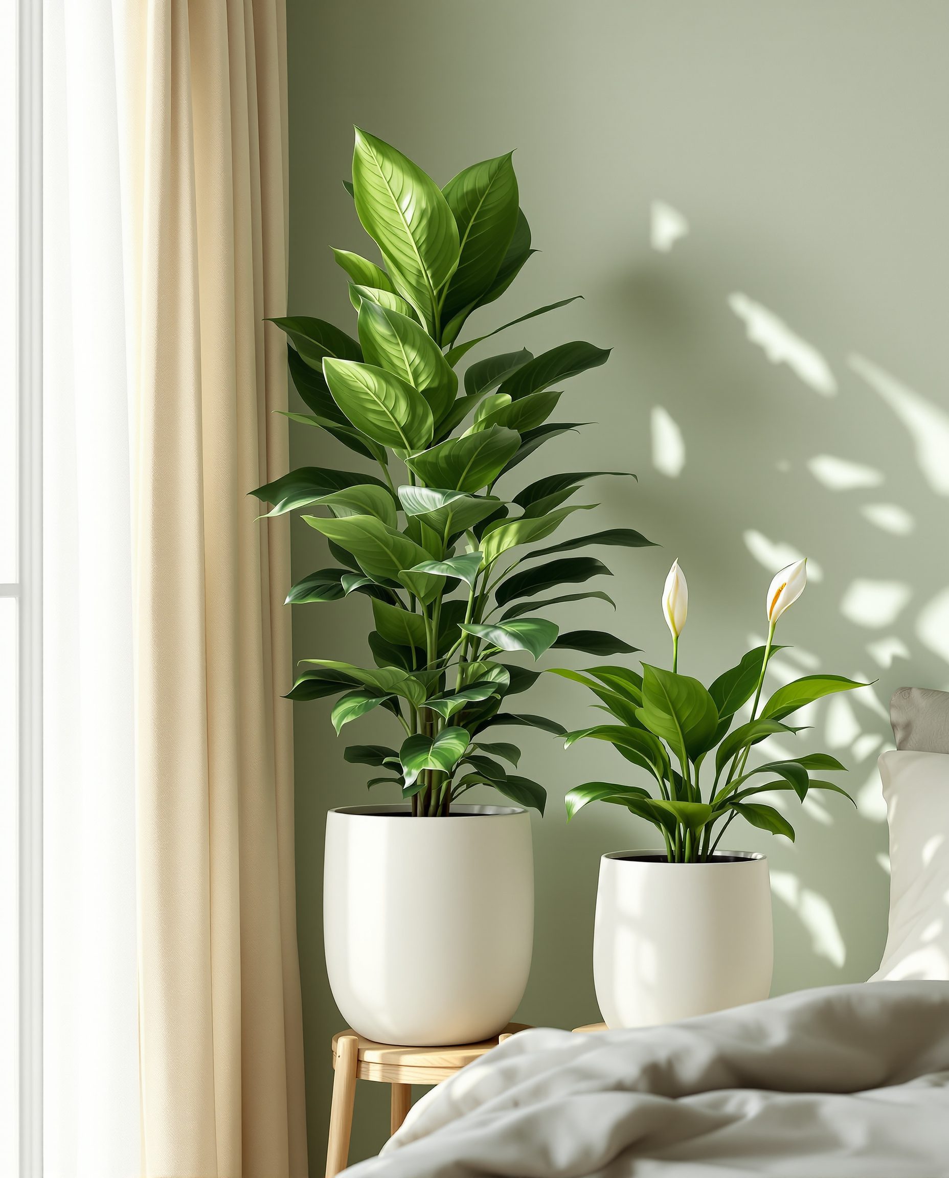 Bedroom Green Corner