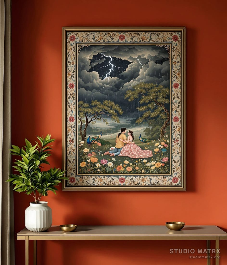 Barahmasa Monsoon Romance — Terracotta Wall