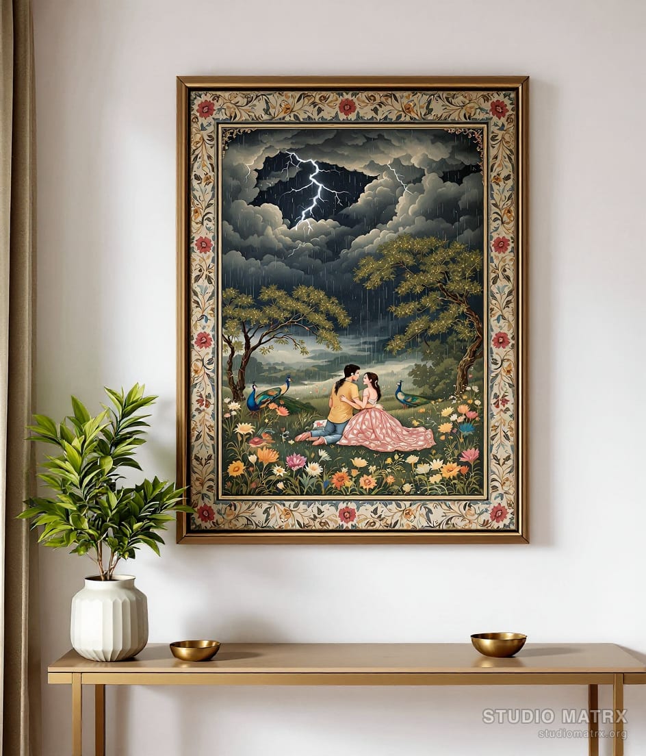 Barahmasa Monsoon Romance — Warm White Wall