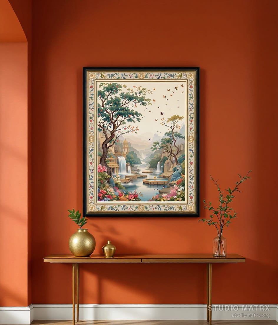 Deccani Poetic Garden — Terracotta Wall