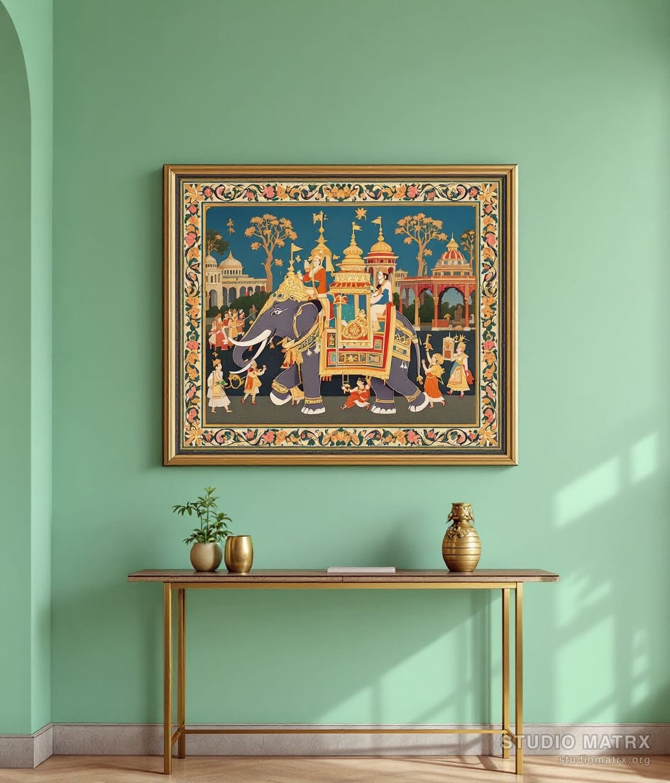 Royal Elephant Procession — Sage Wall