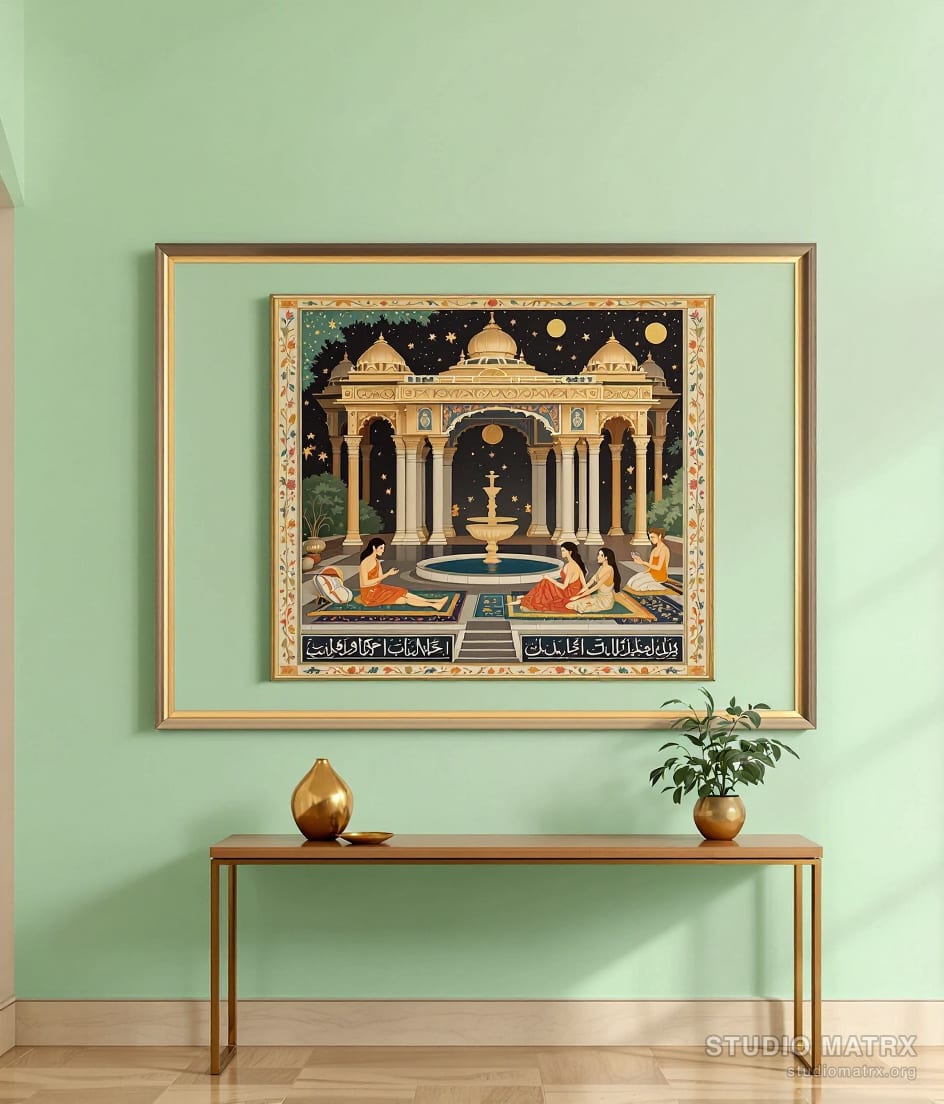 Courtly Pavilion Romance — Sage Wall