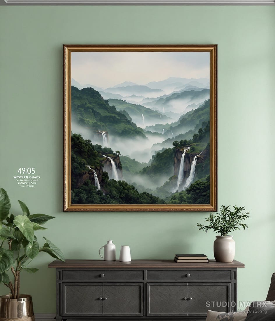 Western Ghats in Monsoon — Sage Wall