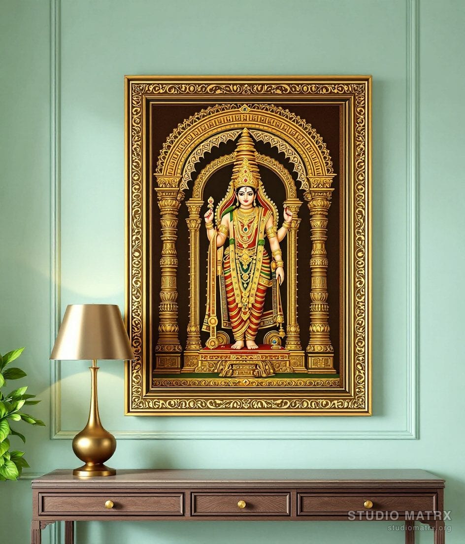 Balaji Venkateswara Painting — Sage Wall
