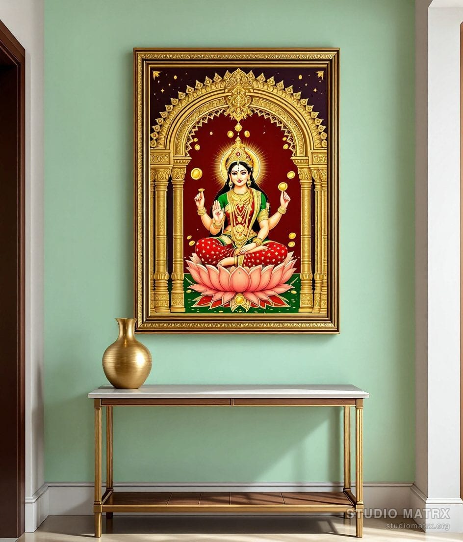 Dhana Lakshmi Painting — Sage Wall