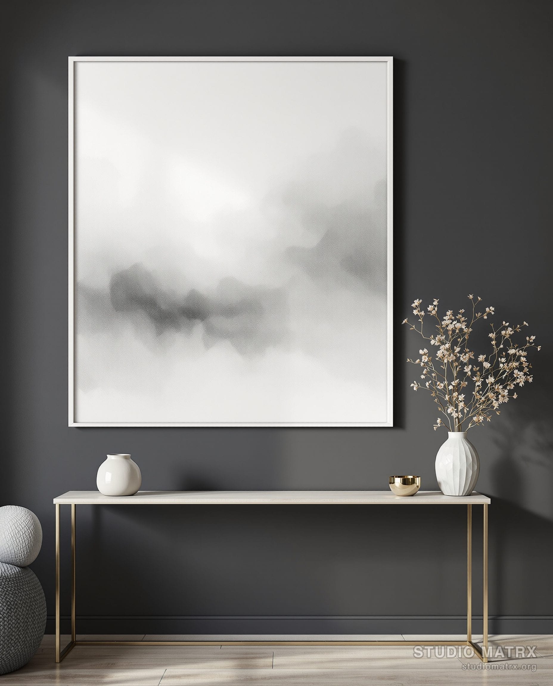 Atmospheric Fog — Charcoal Wall
