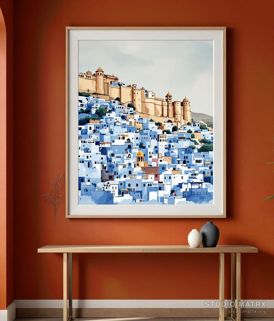 Jodhpur Blue City — Terracotta Wall
