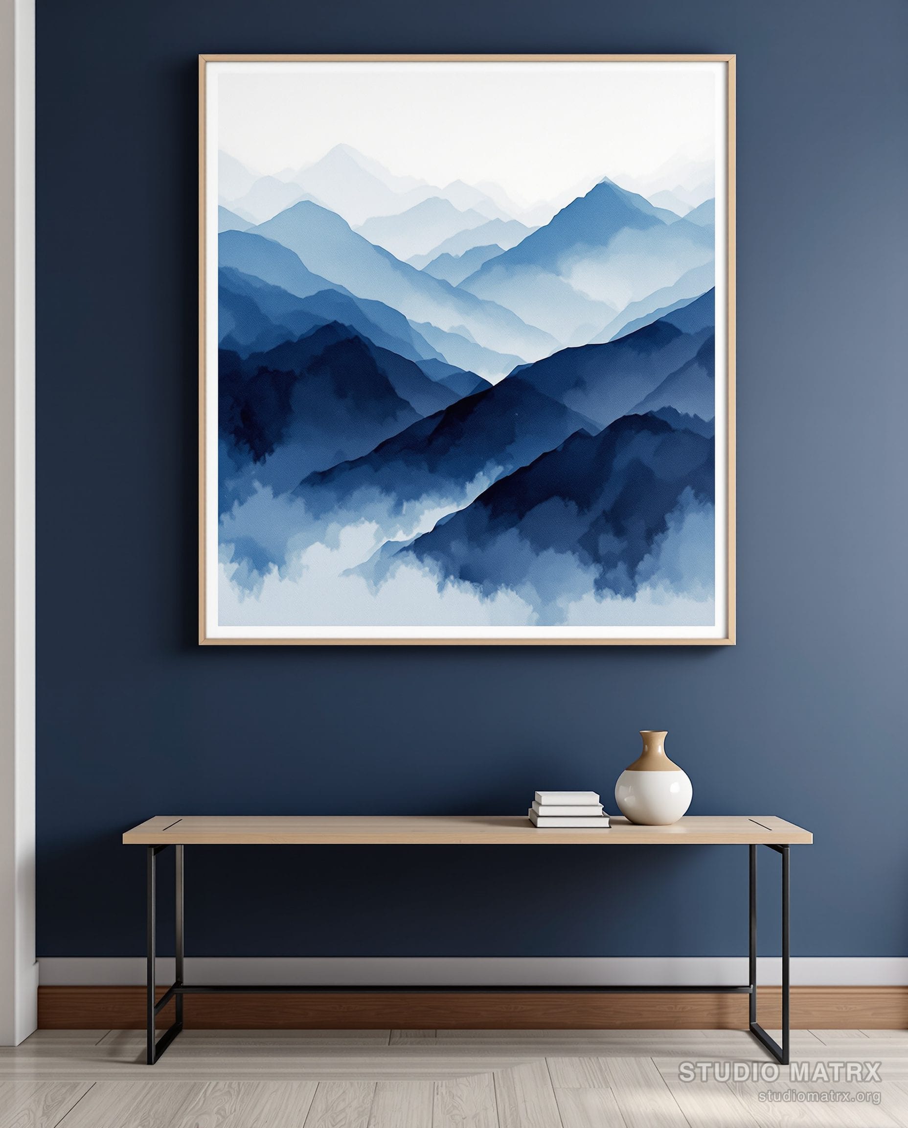 Mountains Into Washes — Navy Wall