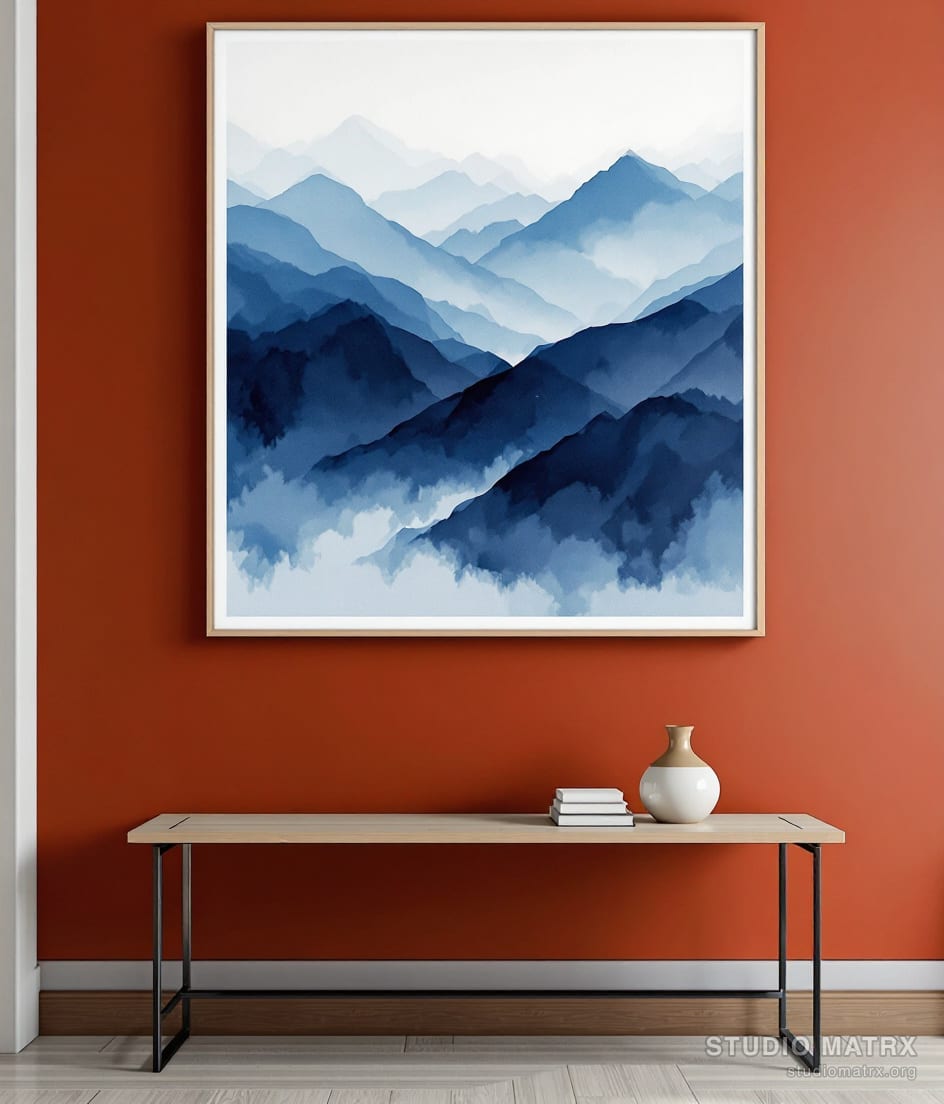 Mountains Into Washes — Terracotta Wall