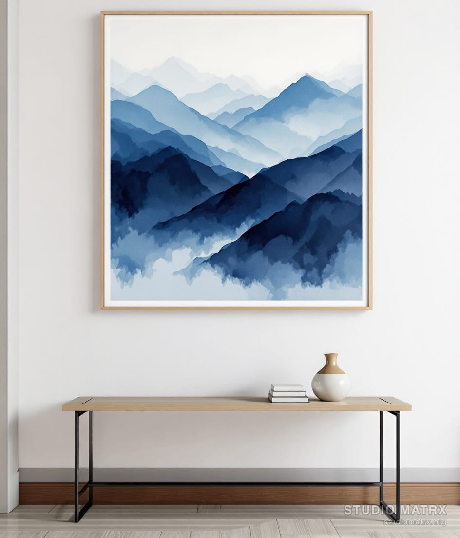 Mountains Into Washes — Warm White Wall
