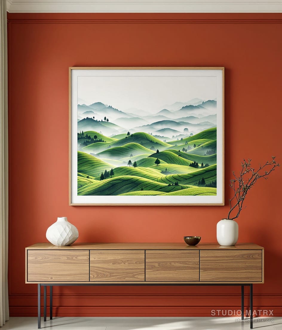 Munnar Tea Hills — Terracotta Wall