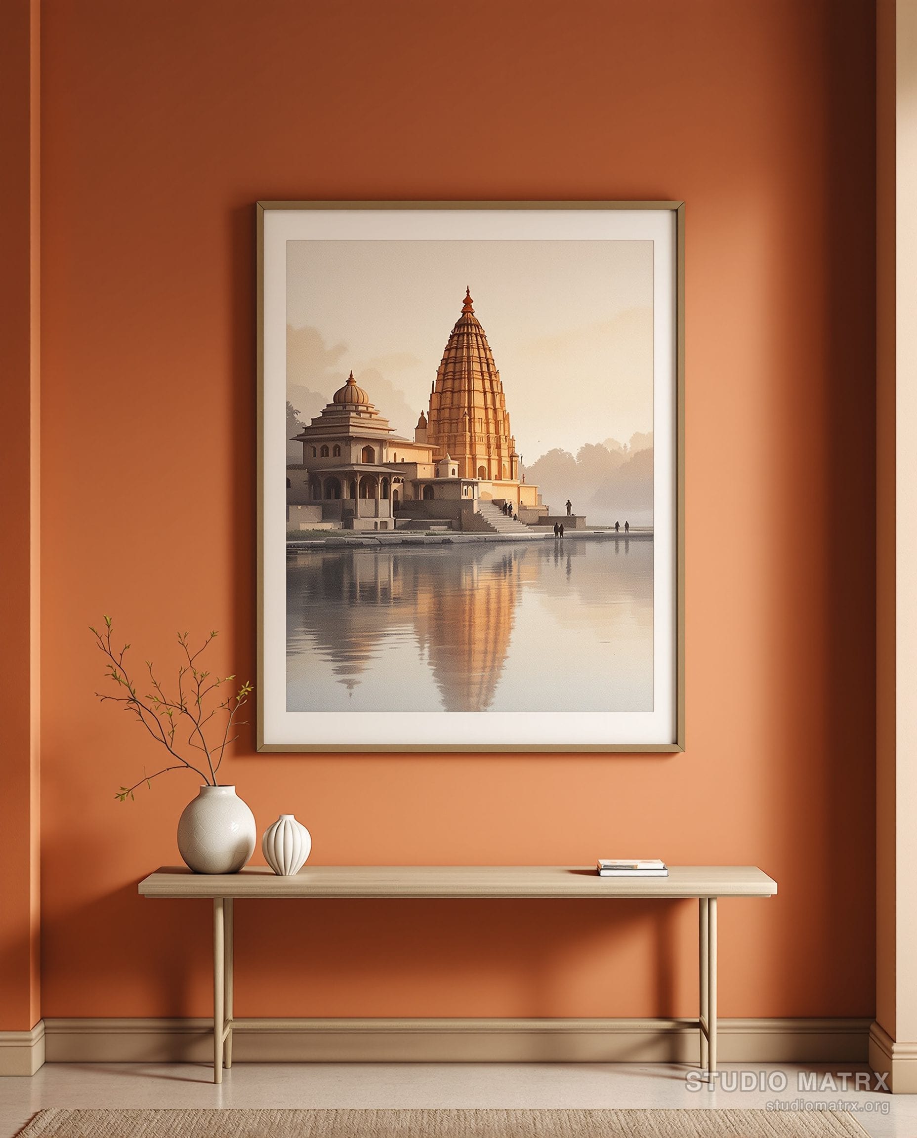 Temple by the River — Terracotta Wall