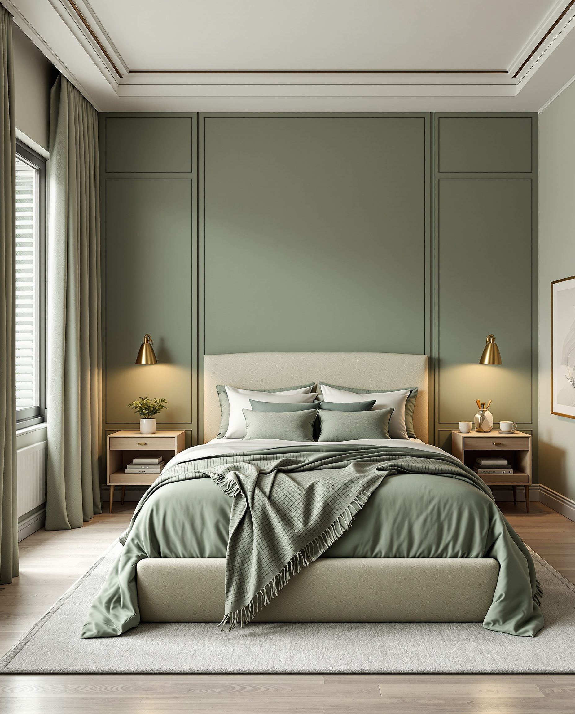 Bedroom With A Reading Nook — Sage & Brass
