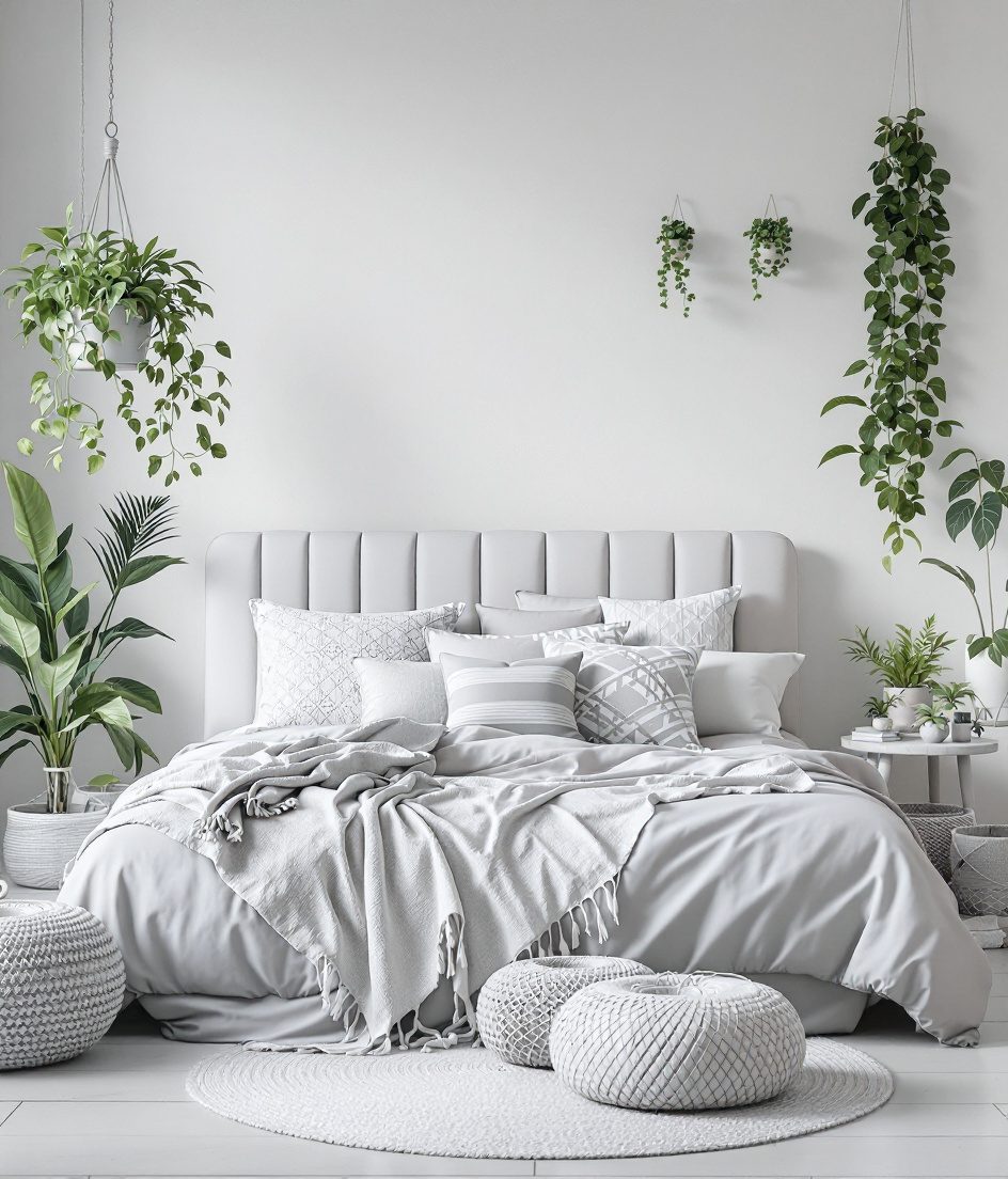 Bohemian Bedroom — White Modern