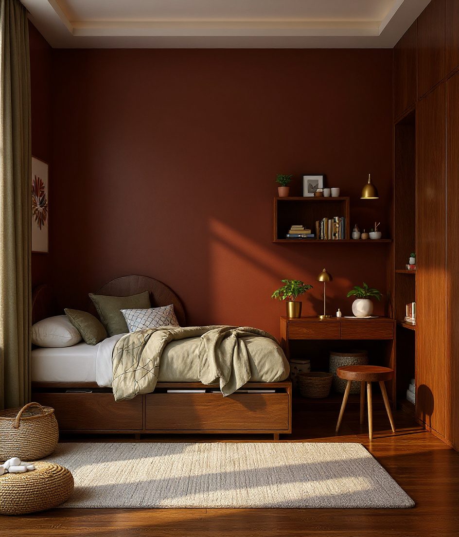 Cheerful Kids Bedroom — Walnut Classic