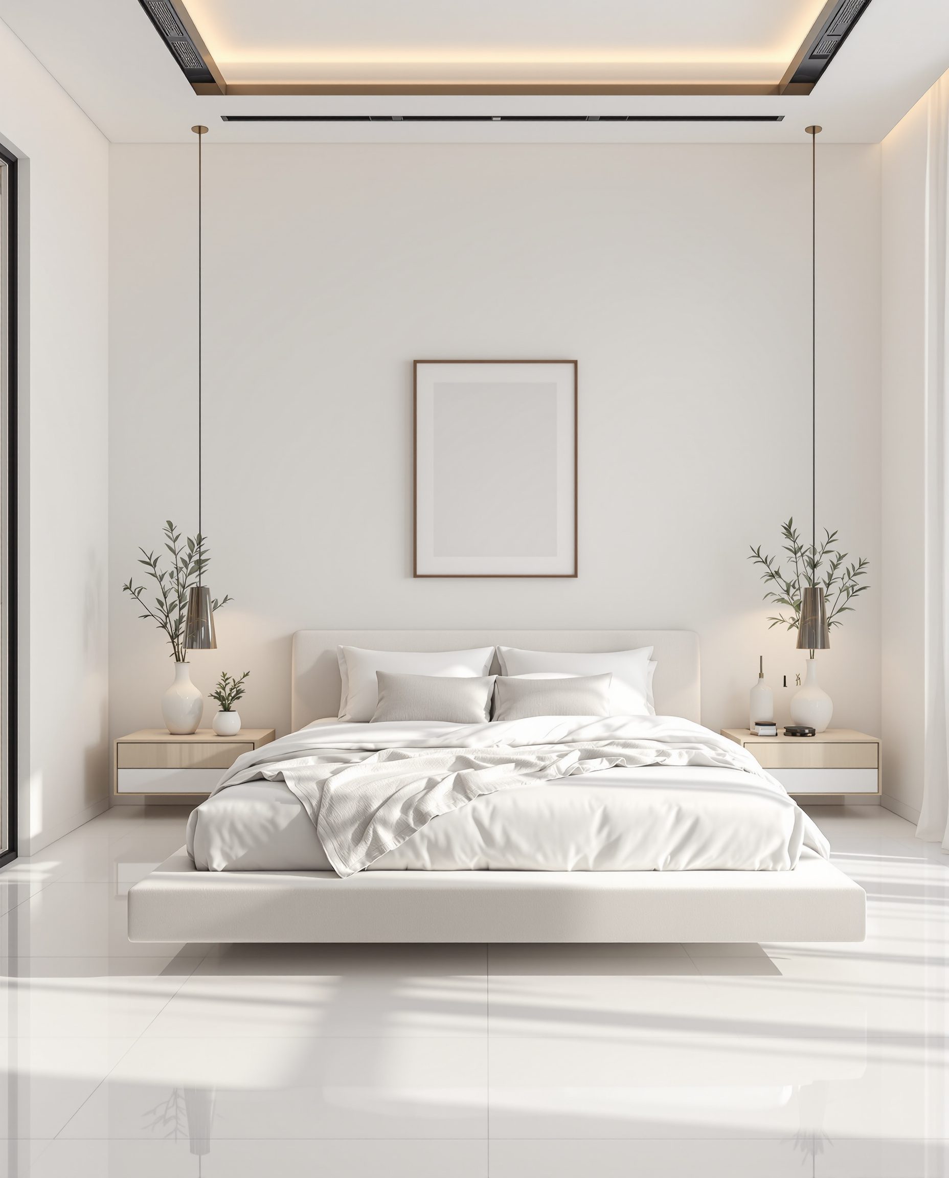 Minimalist Bedroom — White Modern