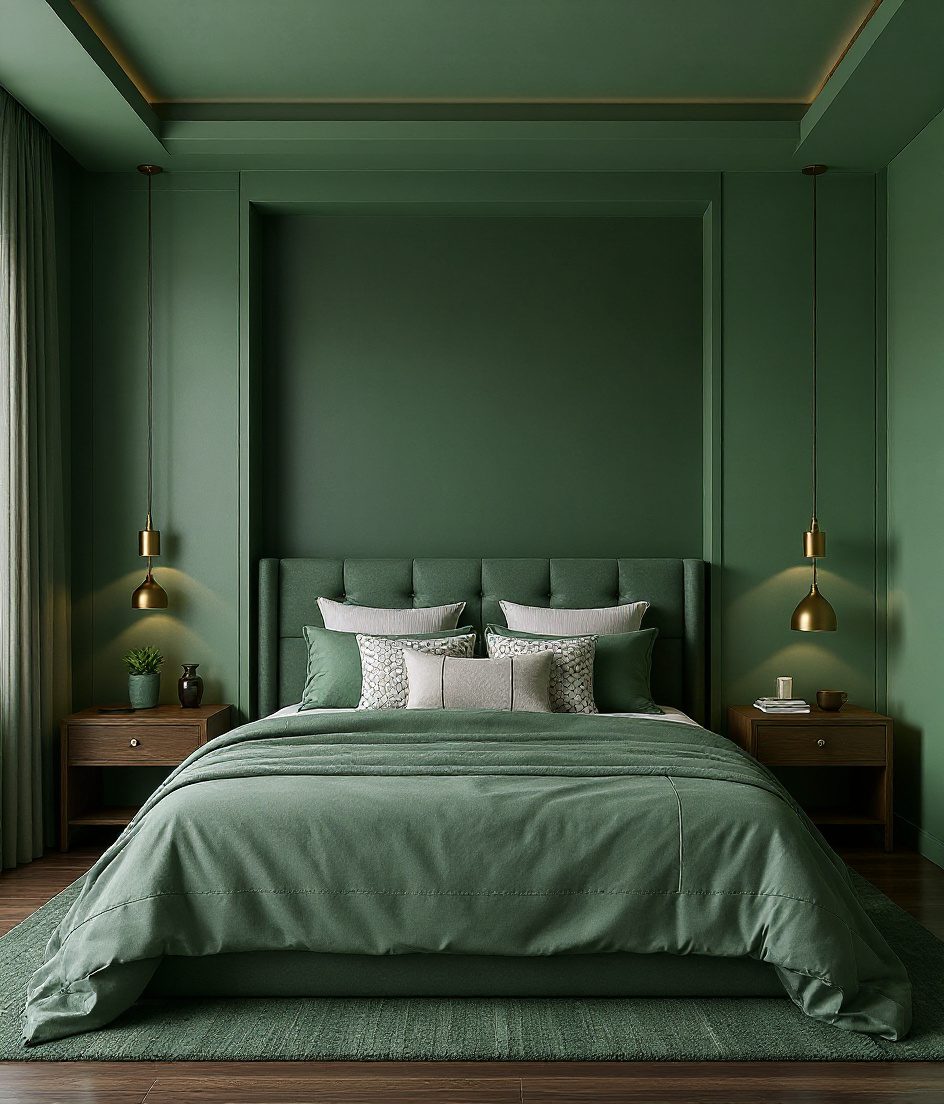 Monochrome Grey-And-White Bedroom — Sage & Brass