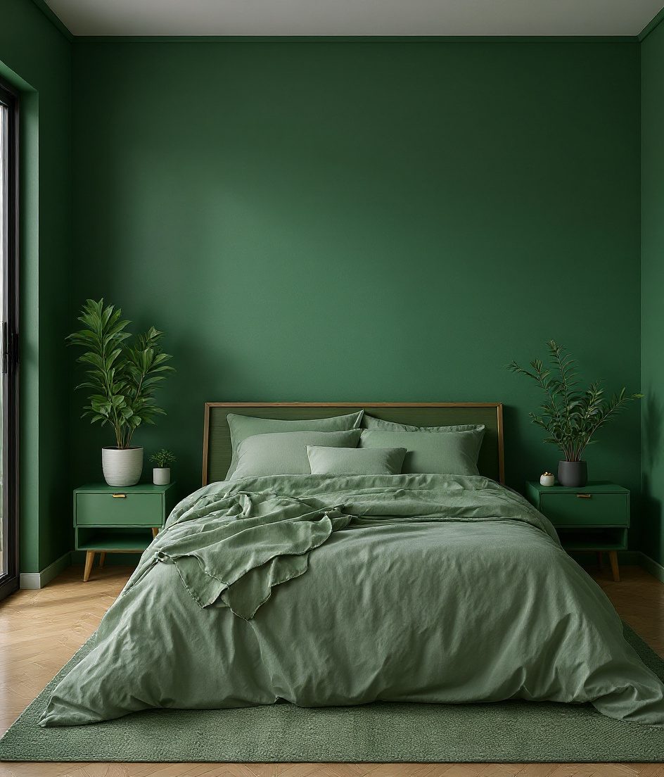 Scandinavian-Style Bedroom — Sage & Brass