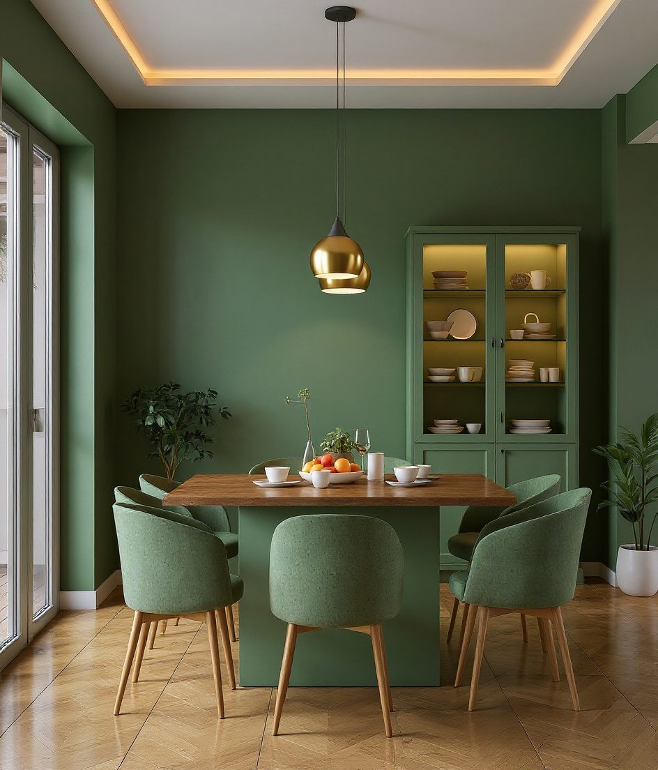 Family Bright Airy Dining — Sage & Brass