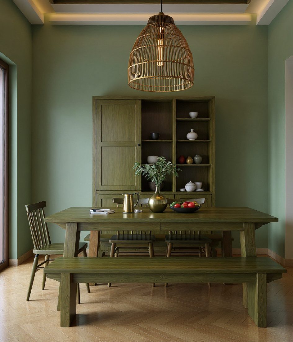 Family Mixed-Seat Dining — Sage & Brass