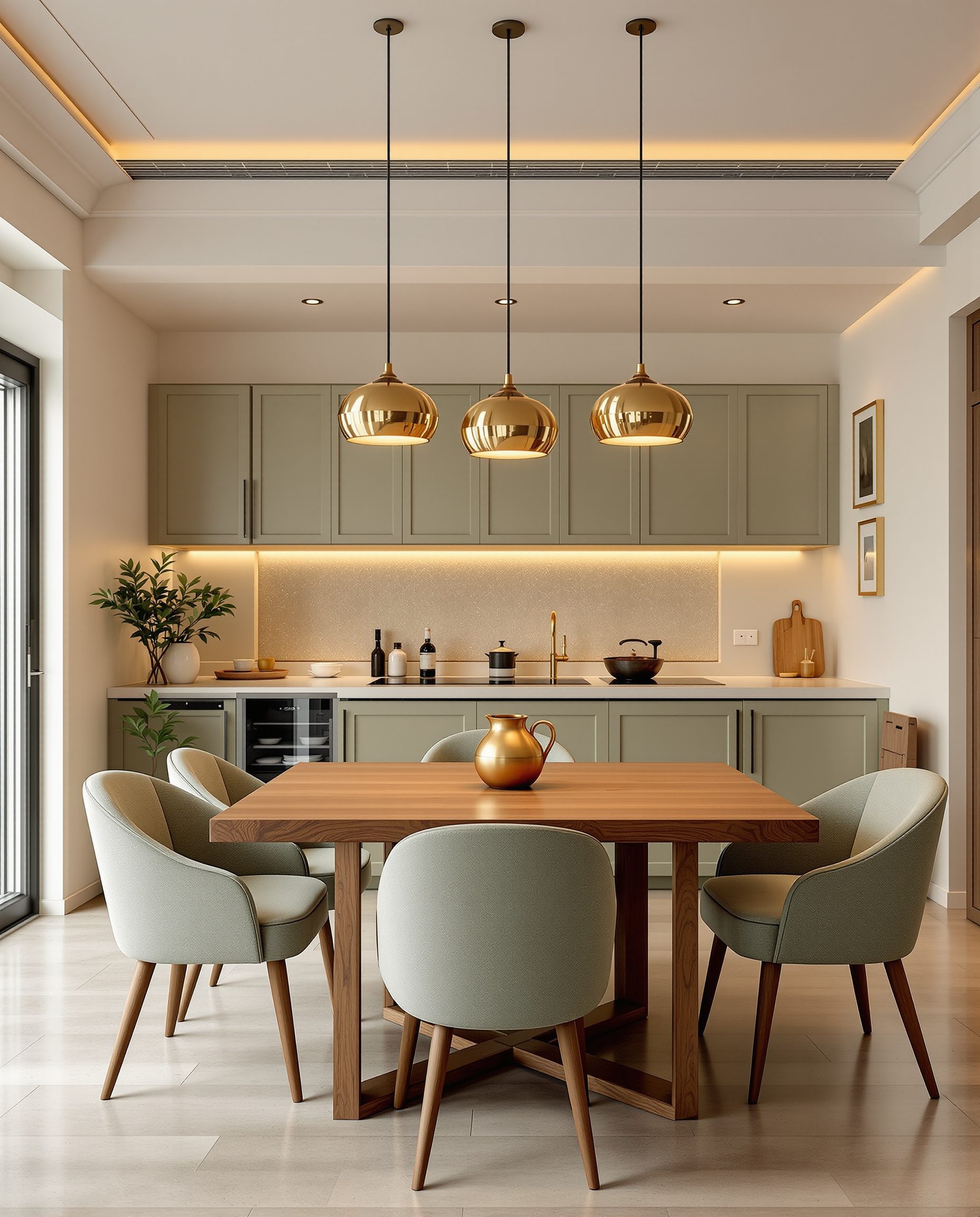 Open-Plan Dining-Kitchen — Sage & Brass