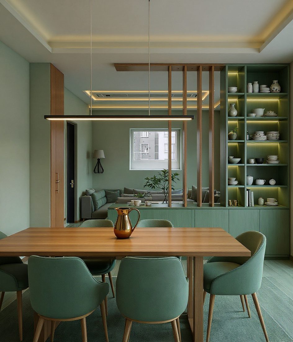 Open-Plan Dining-Living — Sage & Brass