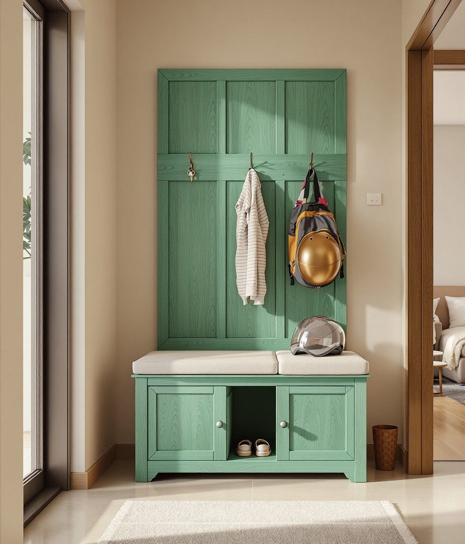 Bench With Hidden Storage — Sage & Brass