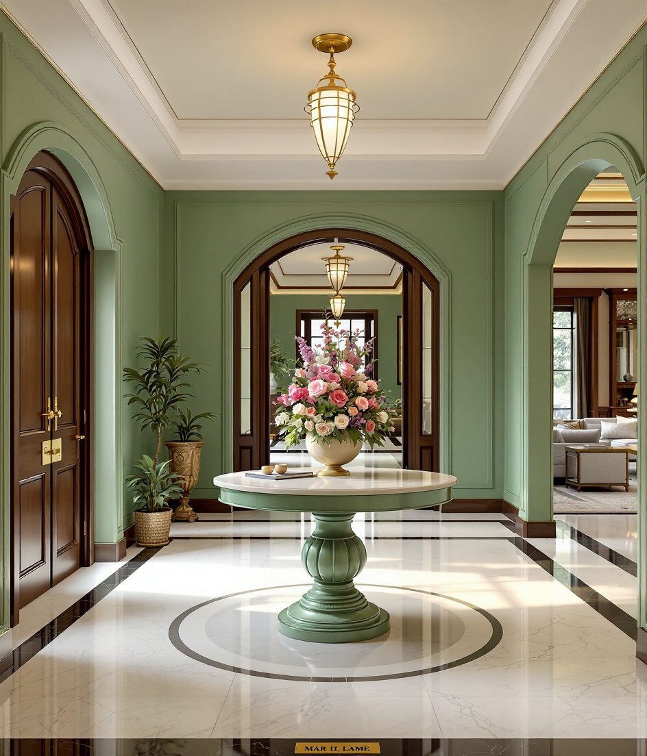 Round Table Grand Entry — Sage & Brass