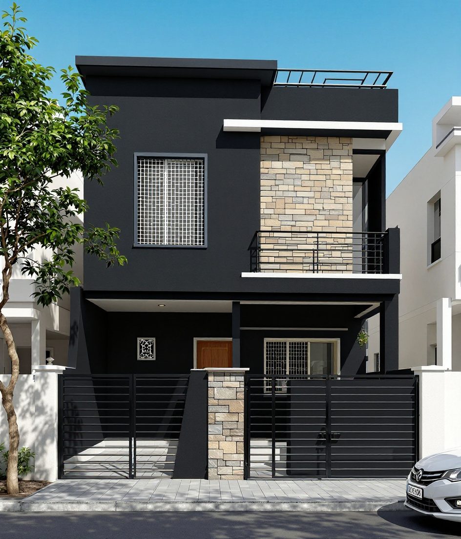 Hyderabad Budget Compact — Charcoal Minimal