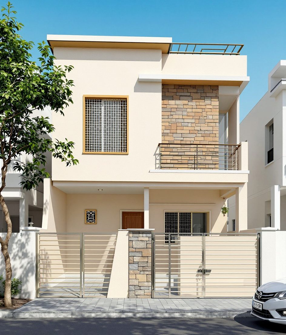 Hyderabad Budget Compact — Warm Oak