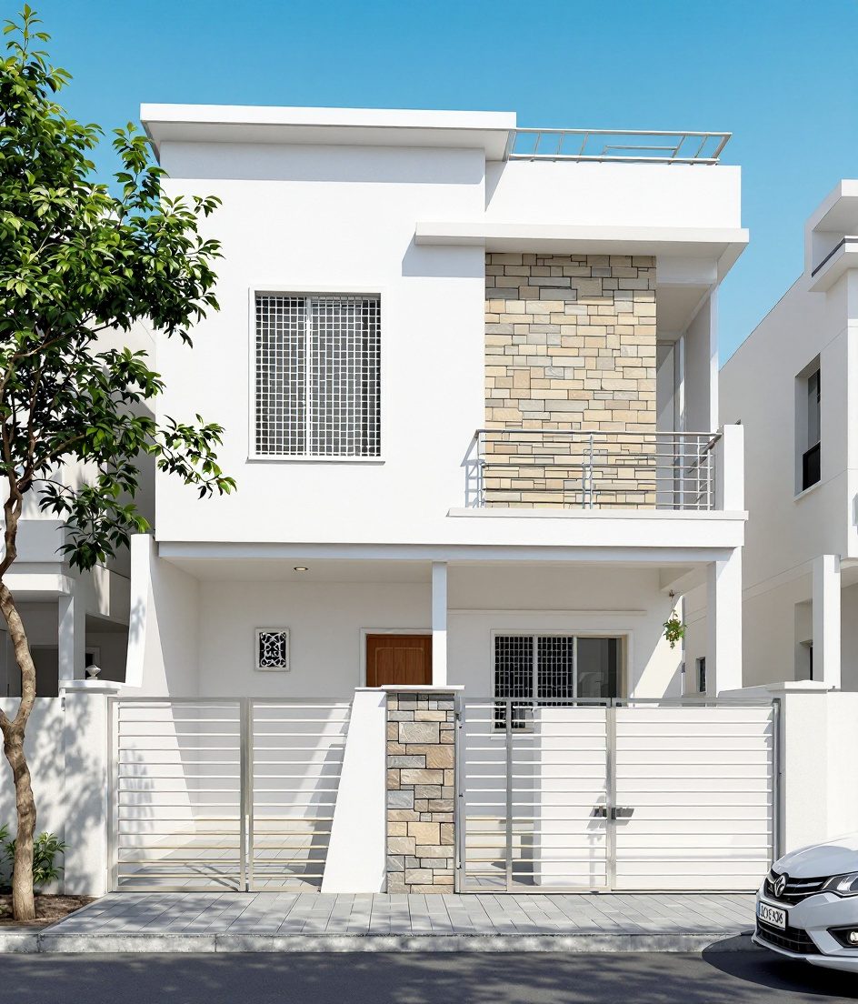 Hyderabad Budget Compact — White Modern