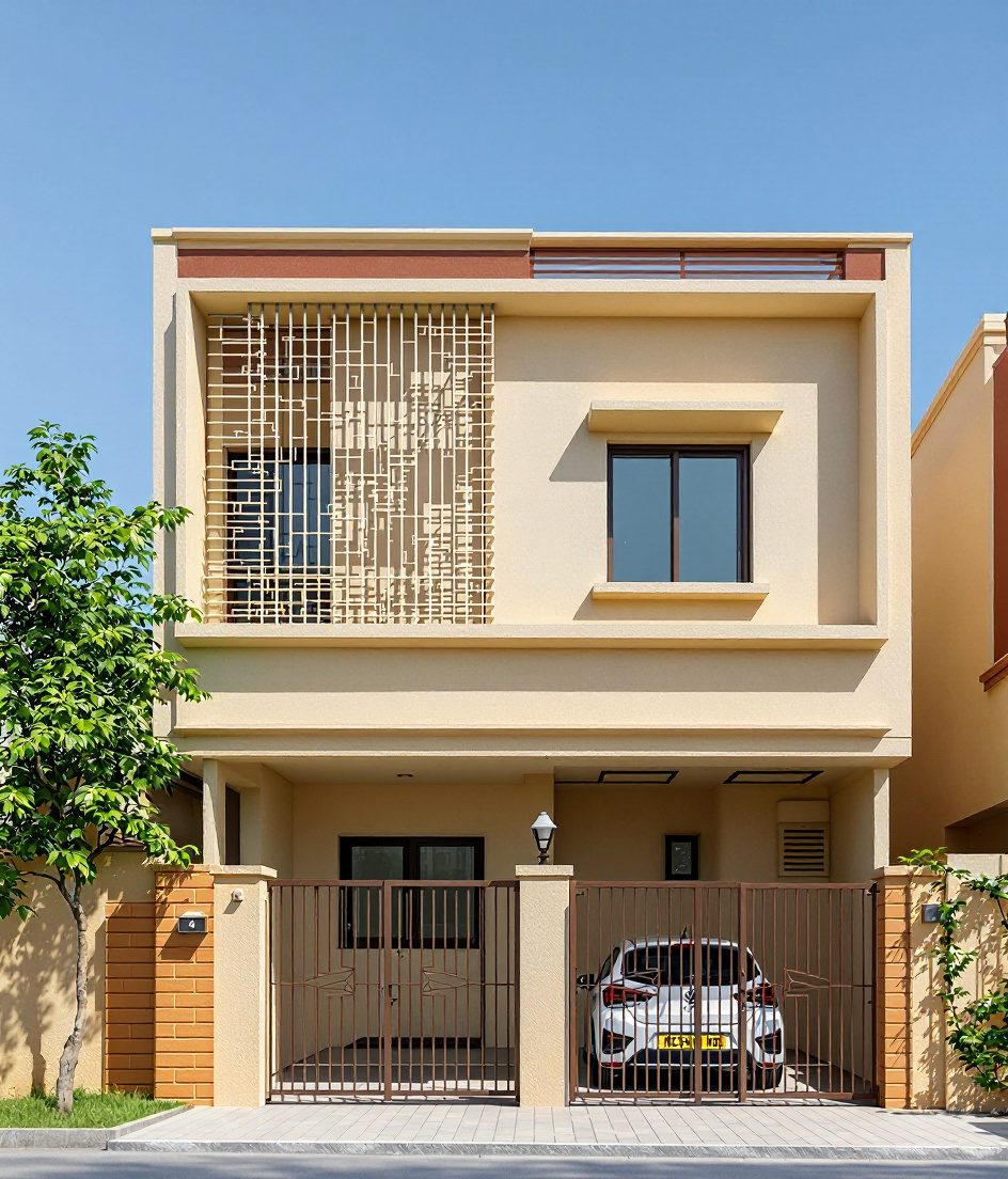 Surat Compact Corner — Warm Oak