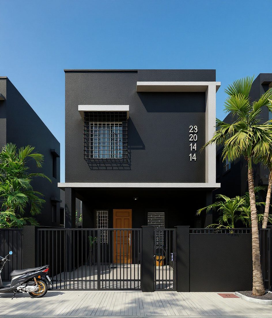 Chennai Compact Ground Floor — Charcoal Minimal