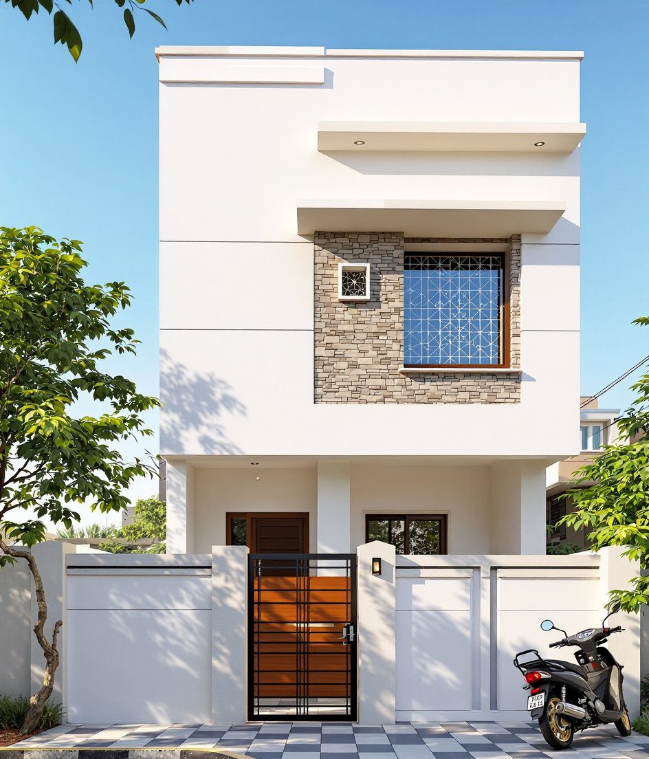 Nagpur Low-Cost Compact — White Modern