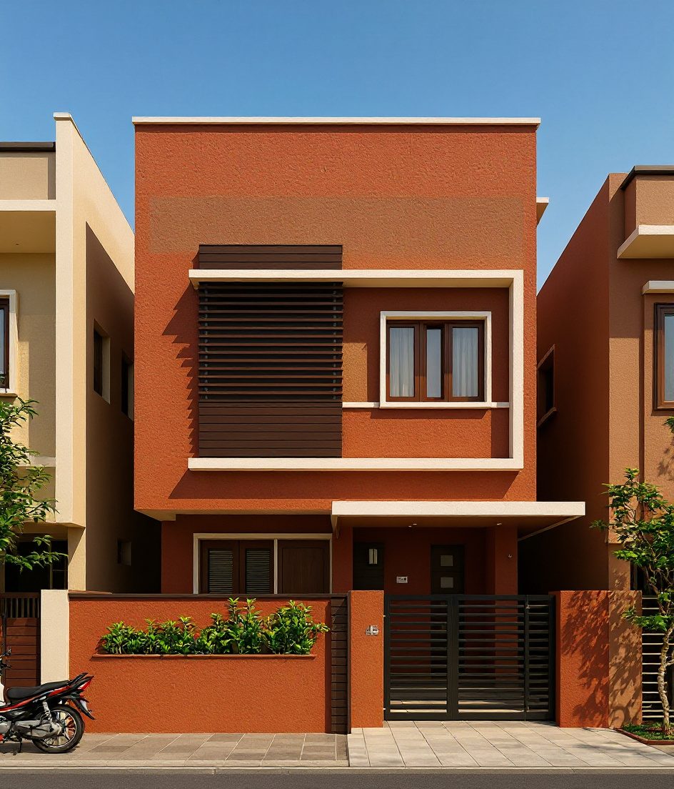Coimbatore Terrace House — Walnut Classic