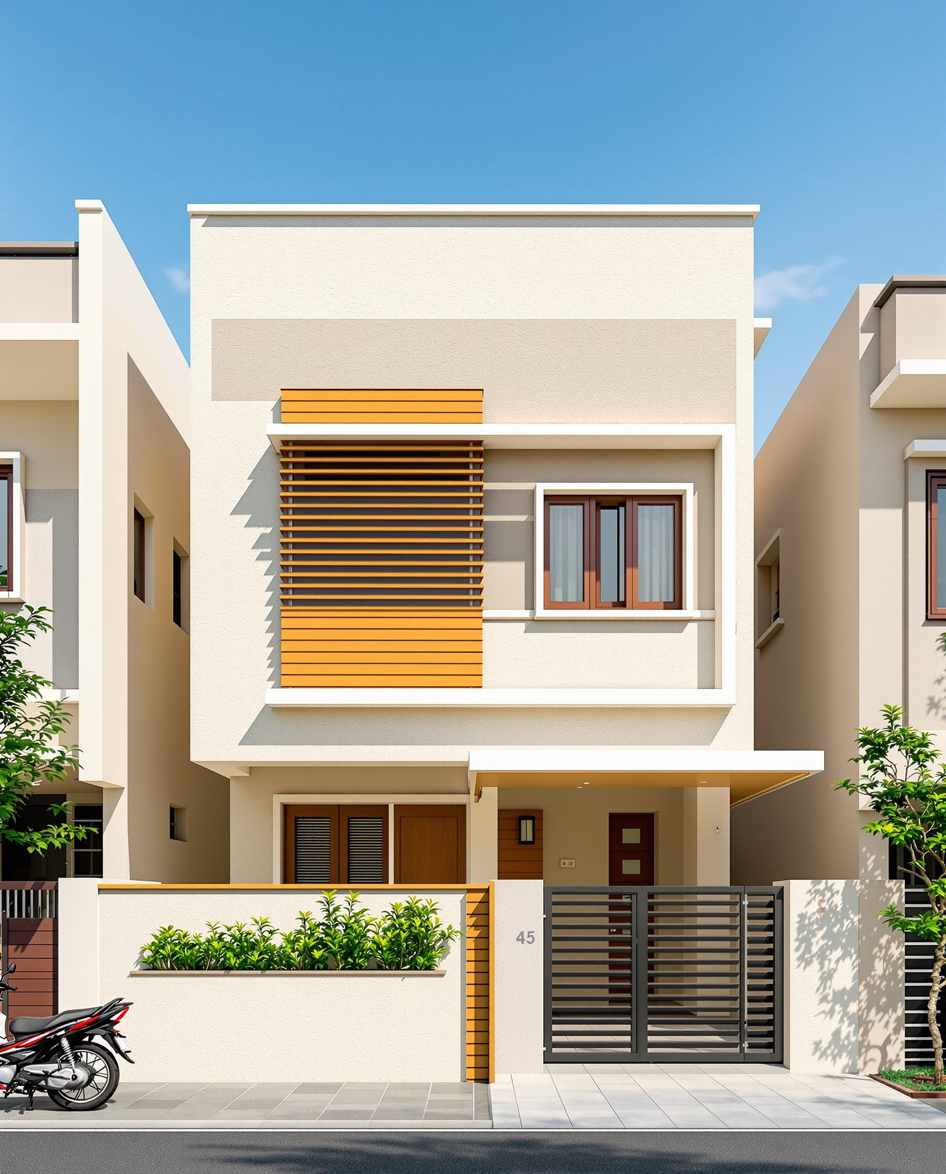 Coimbatore Terrace House — Warm Oak
