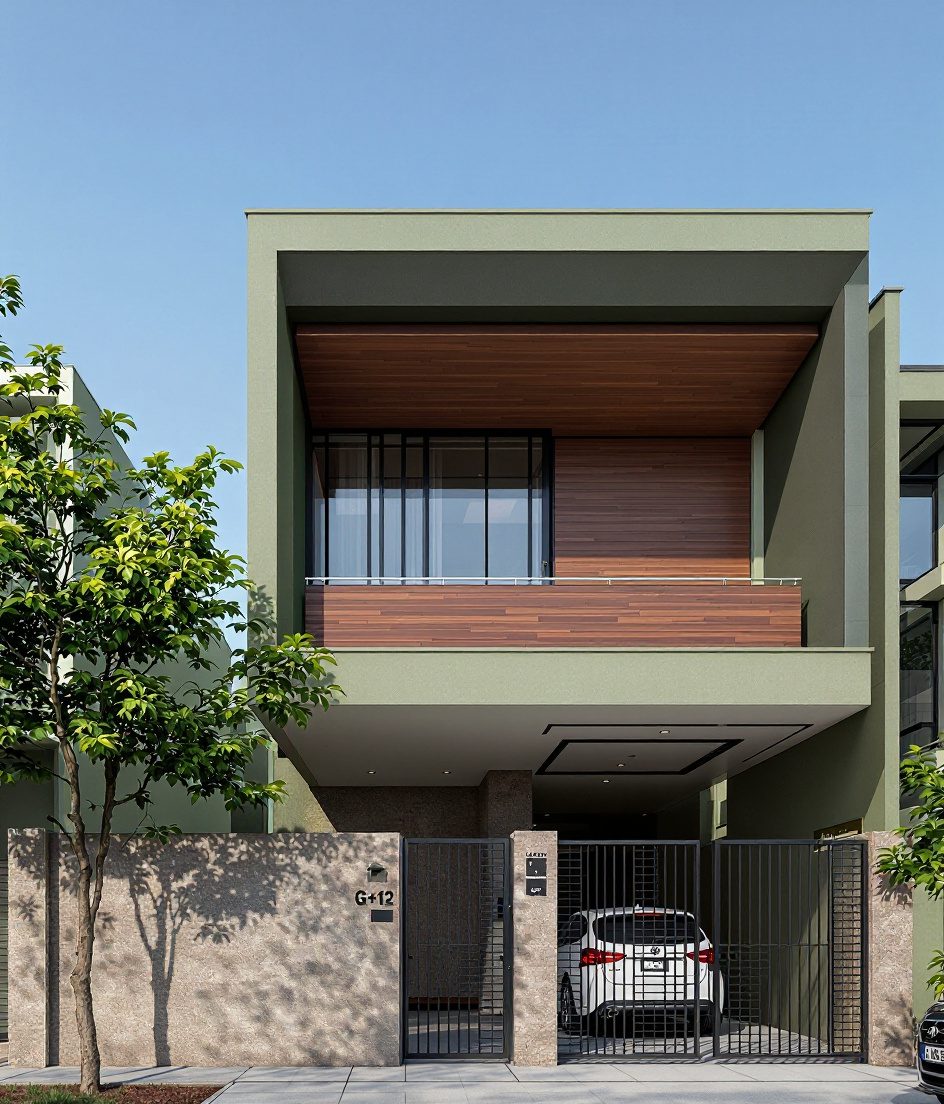 Mumbai Cantilever House — Sage & Brass
