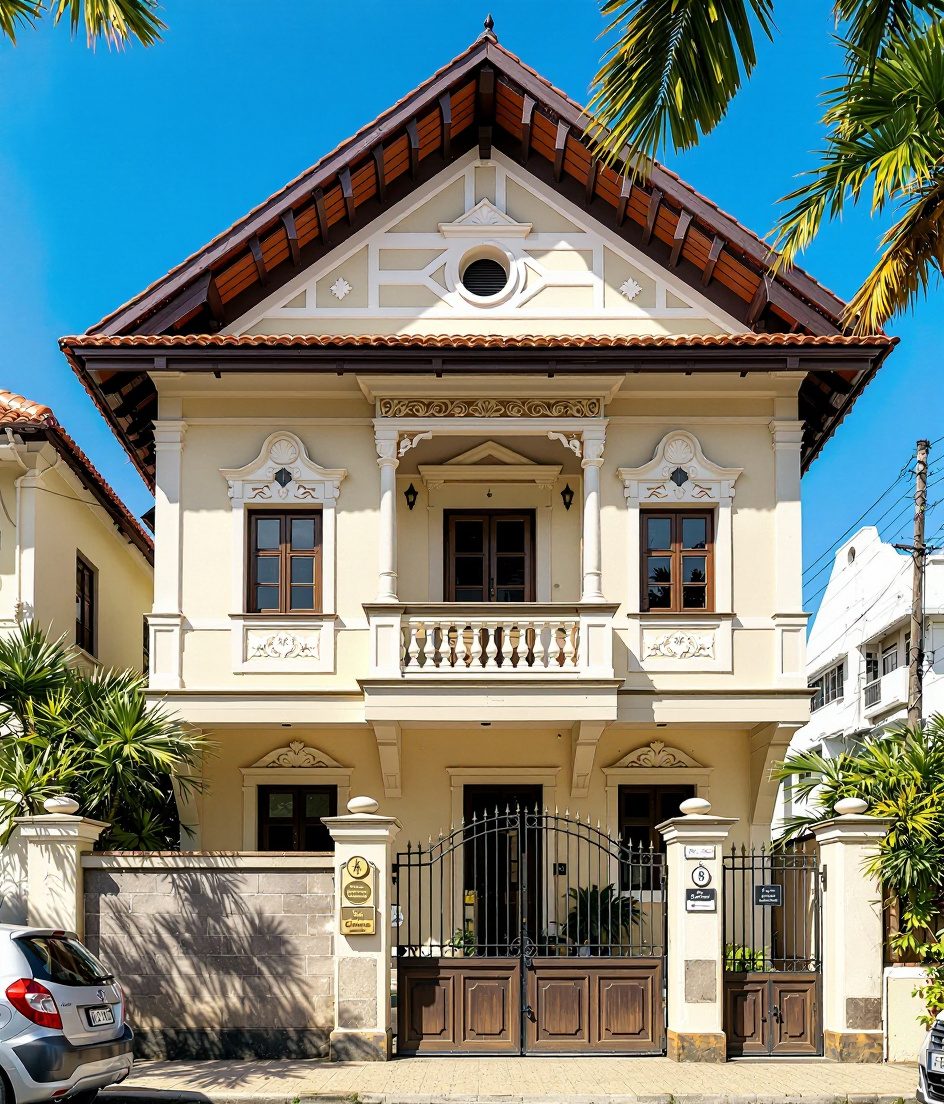 Goan Portuguese House — Warm Oak