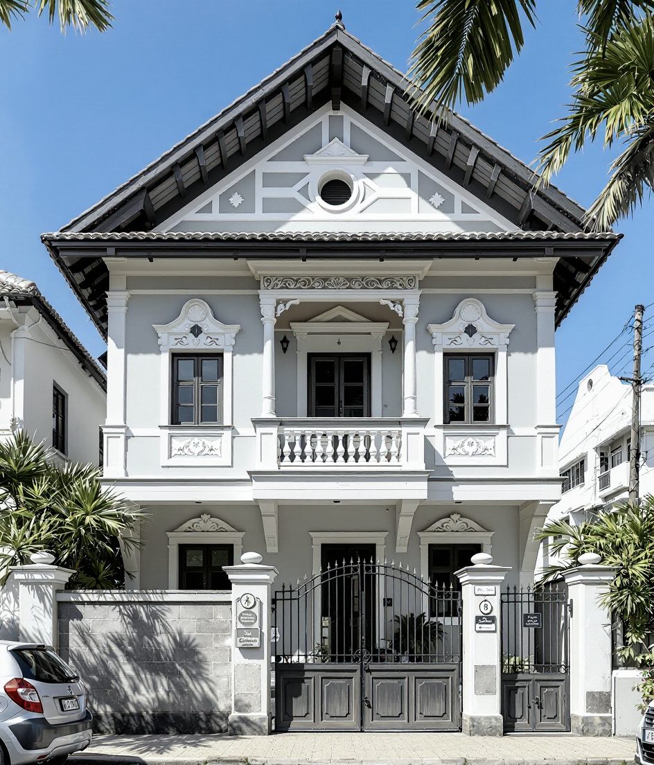 Goan Portuguese House — White Modern