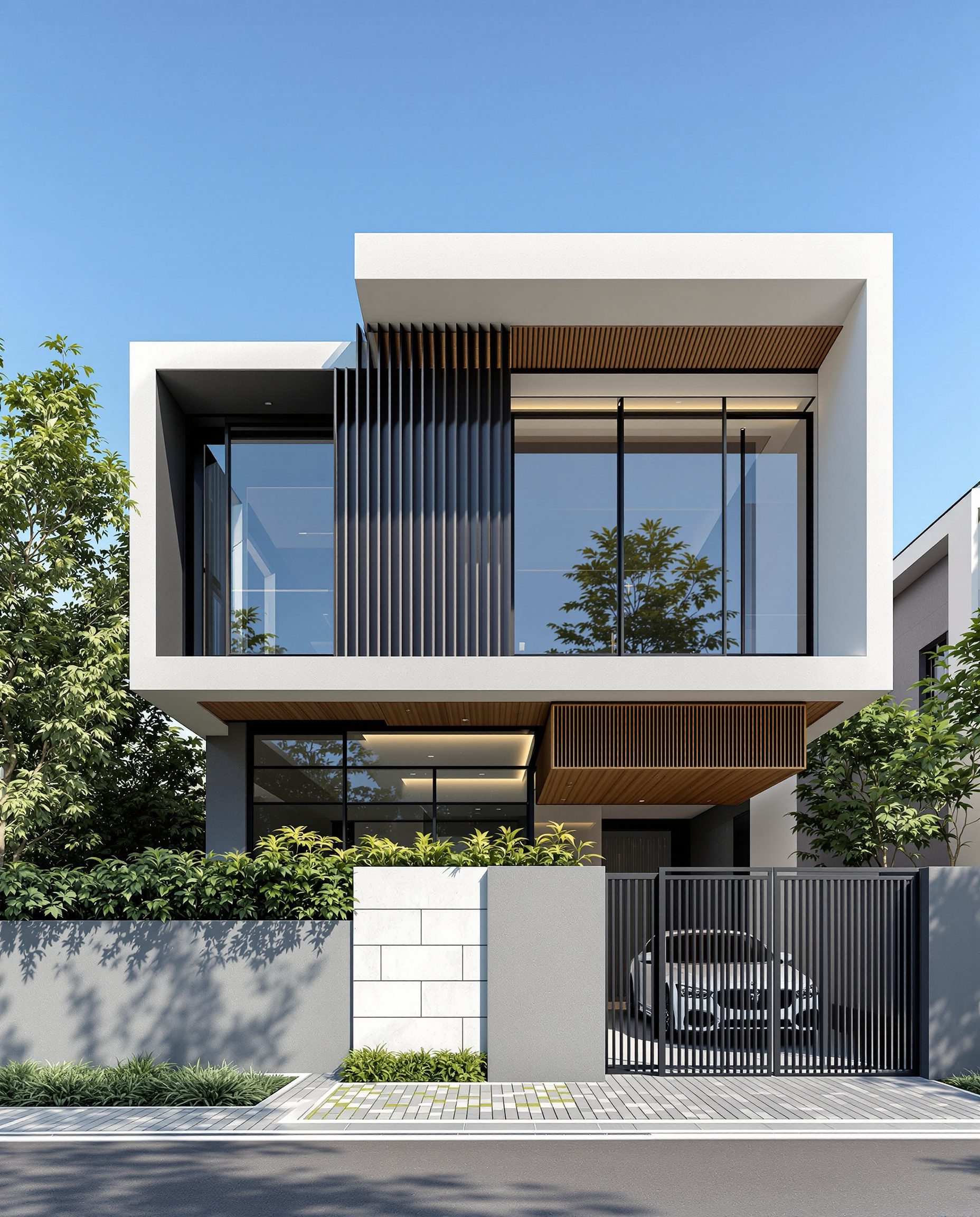 Mumbai Luxury Duplex Mansion — Charcoal Minimal