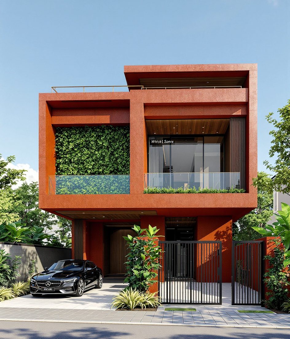 Bangalore Luxury Villa — Walnut Classic